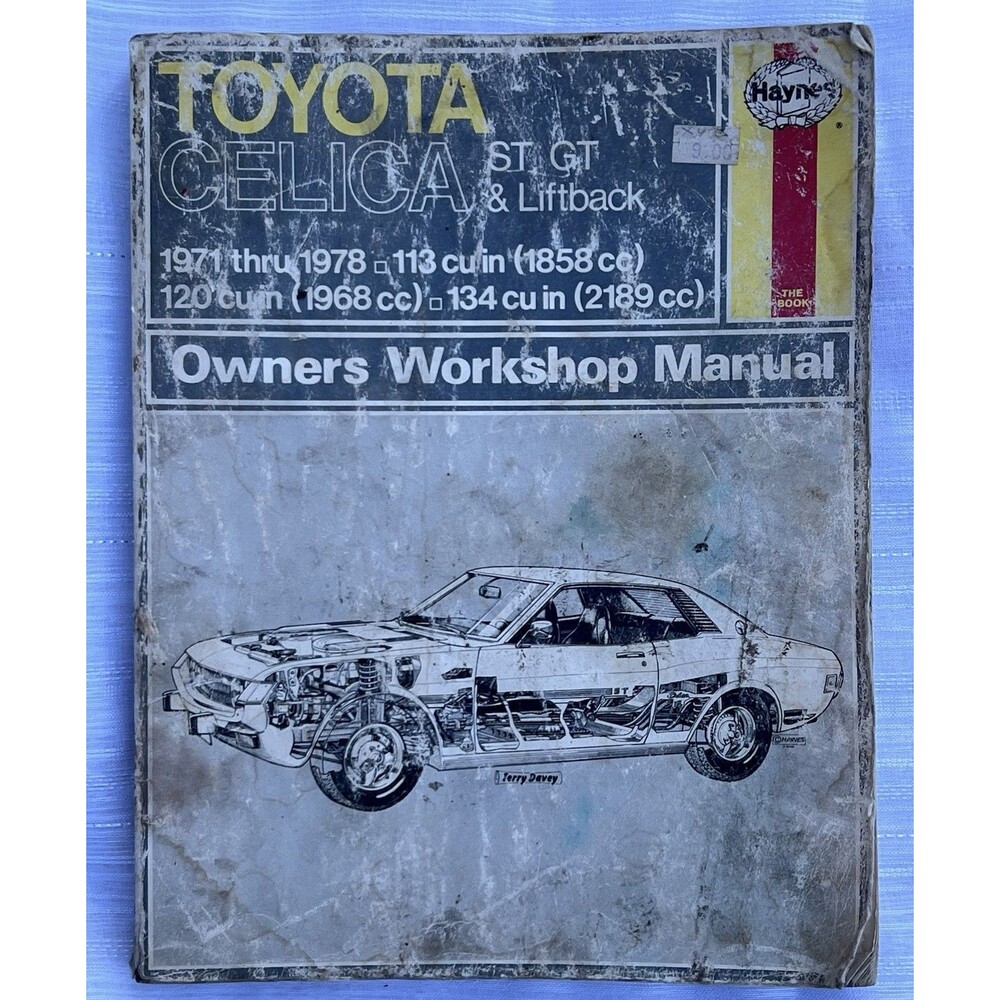 Haynes 1971-1978 Toyota Celica ST, GT & Liftback (229) Repair Manual / Tune-Up